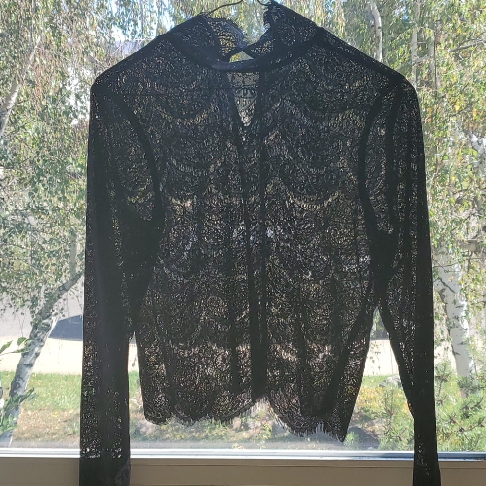 Black Lace blouse